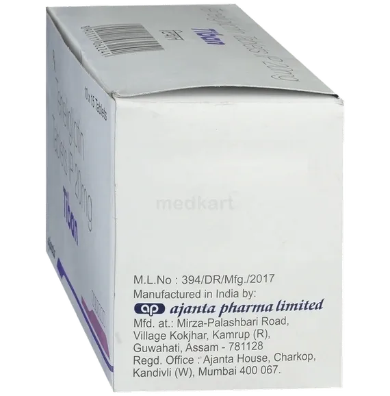 tiban 20mg tablet 15's